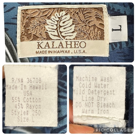 Kalaheo Fighter Bomber Airplane Hawaiian Beach Summer Military Camp Shirt - Sz L - Picture 3 of 15